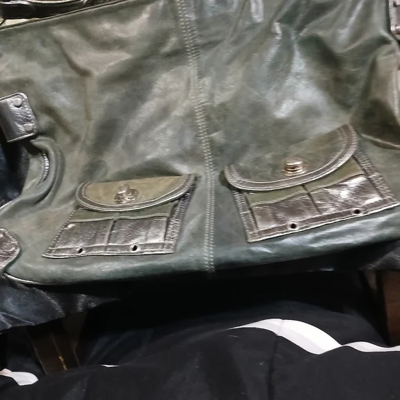 Green Leather LadiesBag